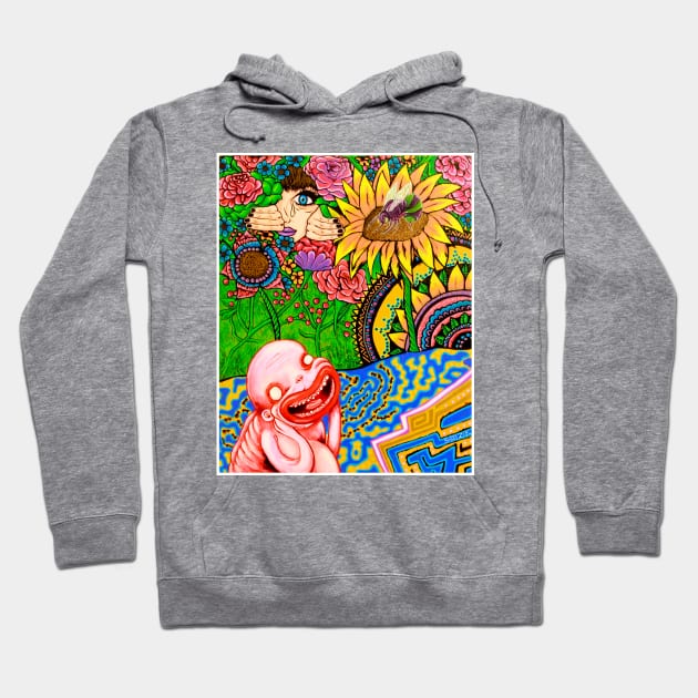 Don't Let Reality Stop You Hoodie by Bobby Zeik Art
